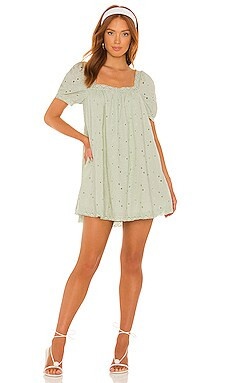 Tularosa Erynn Mini Dress in Mint Green from Revolve.com | Revolve Clothing (Global)