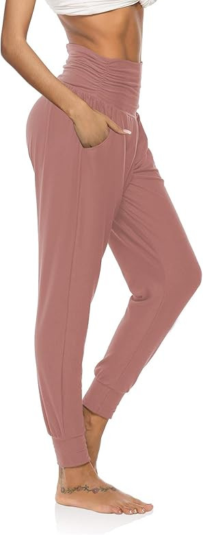 DIBAOLONG Womens Yoga Sweatpants Loose Workout Joggers Pants Comfy Lounge Pants with Pockets | Amazon (US)