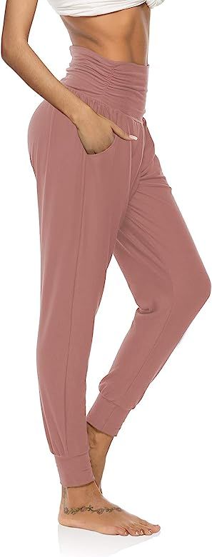 DIBAOLONG Womens Yoga Sweatpants Loose Workout Joggers Pants Comfy Lounge Pants with Pockets | Amazon (US)