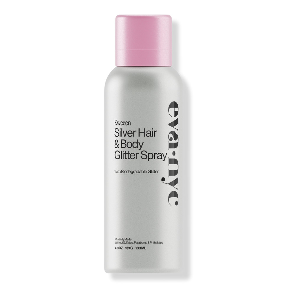 Kweeen Silver Glitter Spray | Ulta