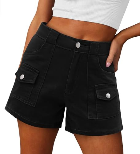 SANMM Jean Shorts Womens Summer Stretchy Denim Casual Hot Short Jorts 2026 | Amazon (US)