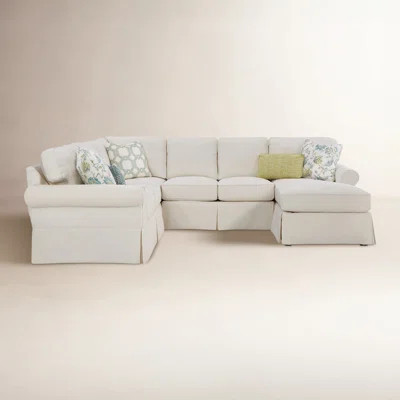 Sadler 121" Wide Symmetrical Stationary Corner Sectional | Wayfair North America