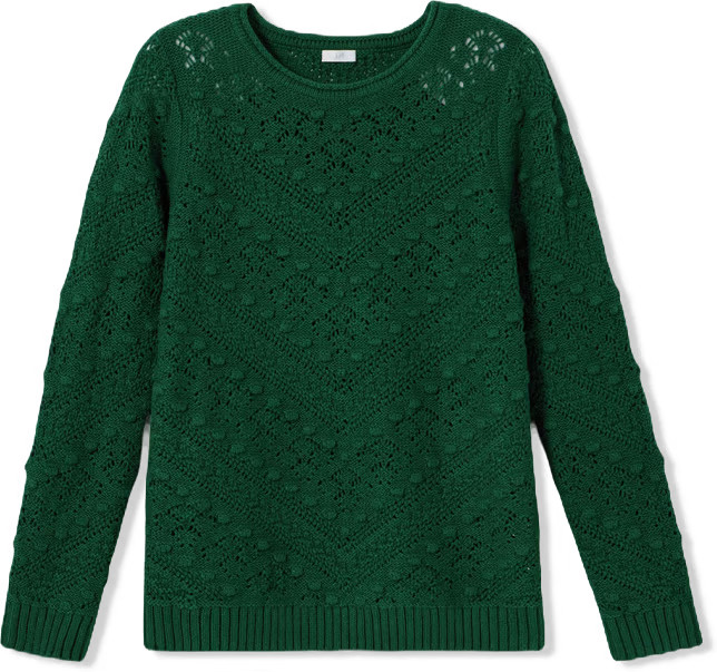 Popcorn-Stitched Sweater | J. Jill