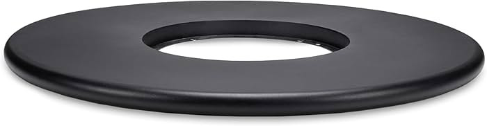 38-Inch Customizable Propane Fire Pit Table Attachment – Modern Black Accessory for Outdoor Gas... | Amazon (US)