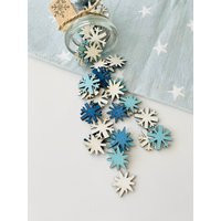 Snowflake Mini Jar, Tiered Tray Decor, Seasonal Home Christmas Laser Cut, Snowflakes, Winter Wonderland | Etsy (US)