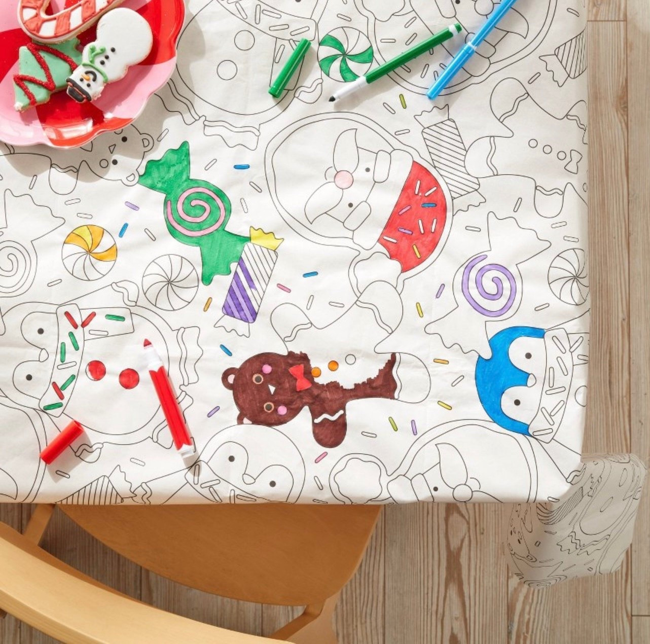 $5 color me tablecloth!!! 

#LTKSeasonal #LTKHoliday #LTKGiftGuide