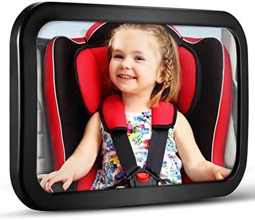 Baby Car Mirror, DARVIQS Car Seat Mirror, Safely Monitor Infant Child in Rear Facing Car Seat, Wi... | Amazon (US)