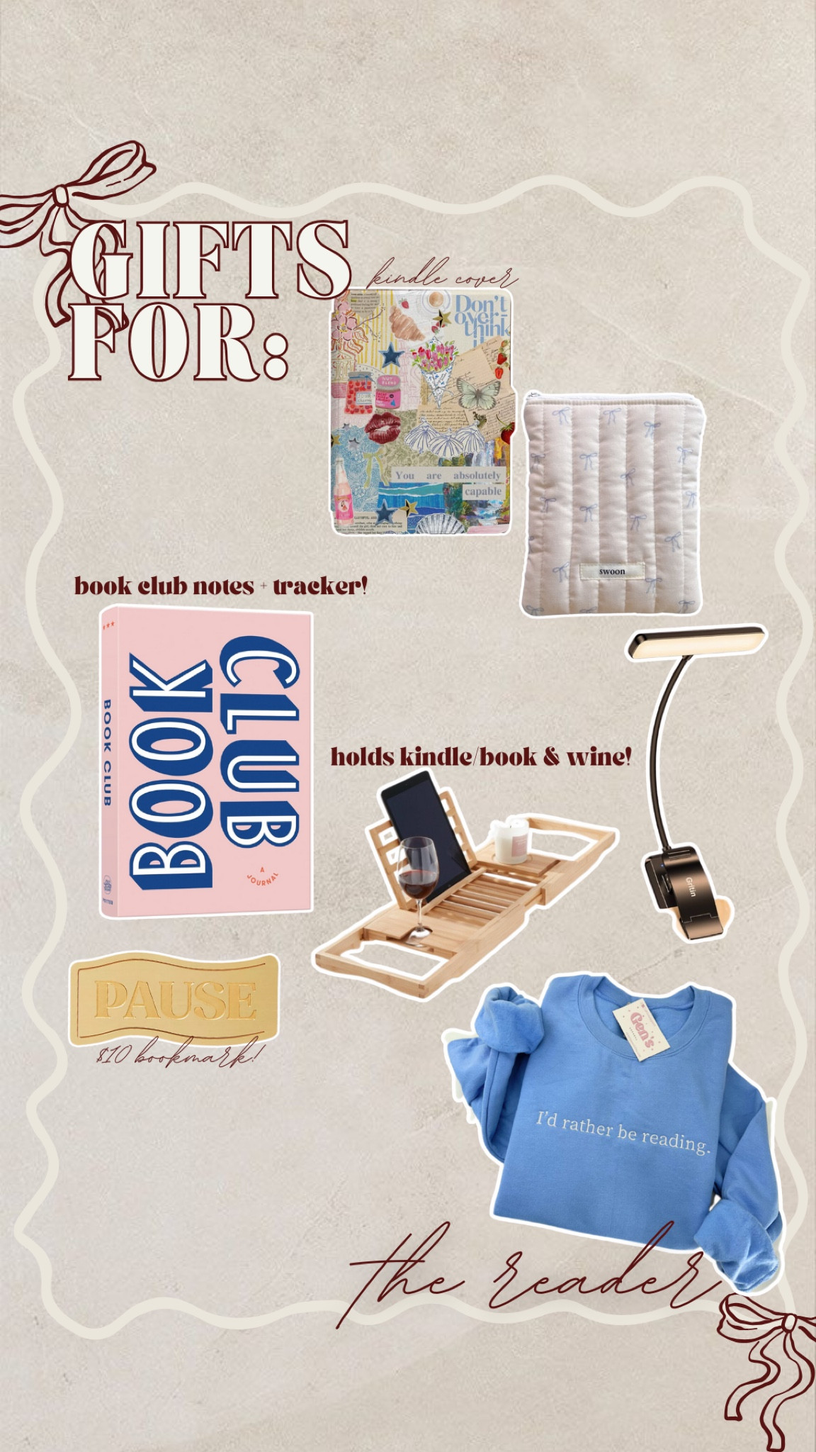 Gift ideas for the reading lover!

#LTKHoliday #LTKSeasonal #LTKGiftGuide