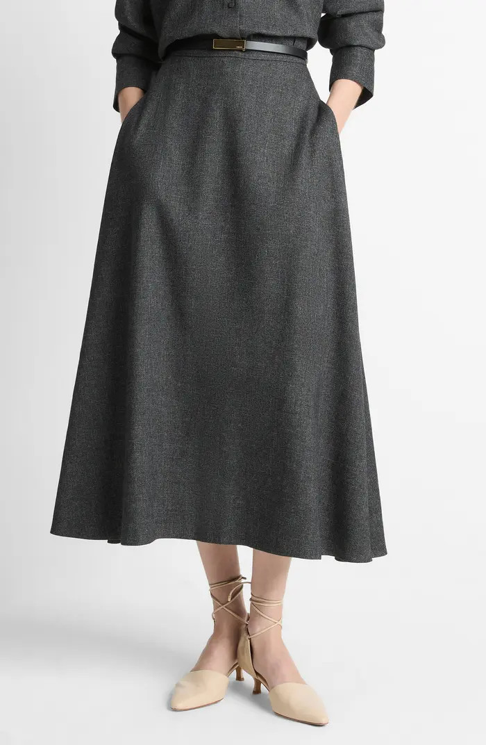 Vince Jasp Midi A-Line Skirt | Nordstrom | Nordstrom