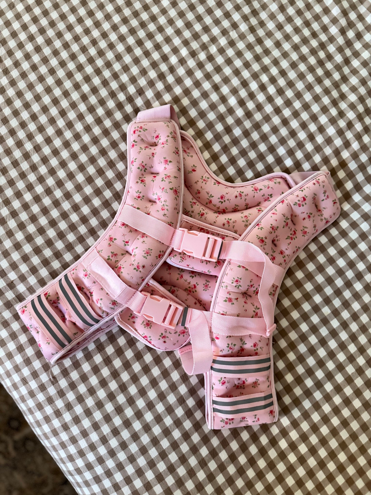 Floral weighted vest for walks and for peloton rides 🩷 have been wanting to try one for fitness and loved this floral print!!! So cute 💞

Weighted vest, fitness, workout routine, new year goals 

#LTKActive #LTKFindsUnder50