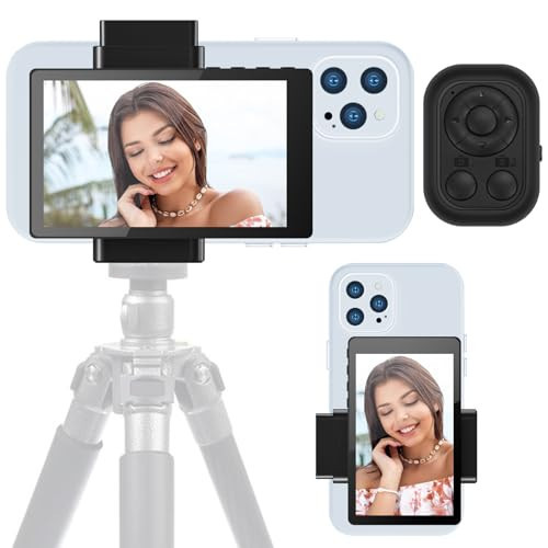 SNJHM Phone Vlog External Selfie Monitor Screen Back Camera Monitor, with Magnetic Phone Rechargeable, Using Phone Rear Camera for Selfie Vlog Or Live Stream Tiktok, Compatible with iPhone | Amazon (US)