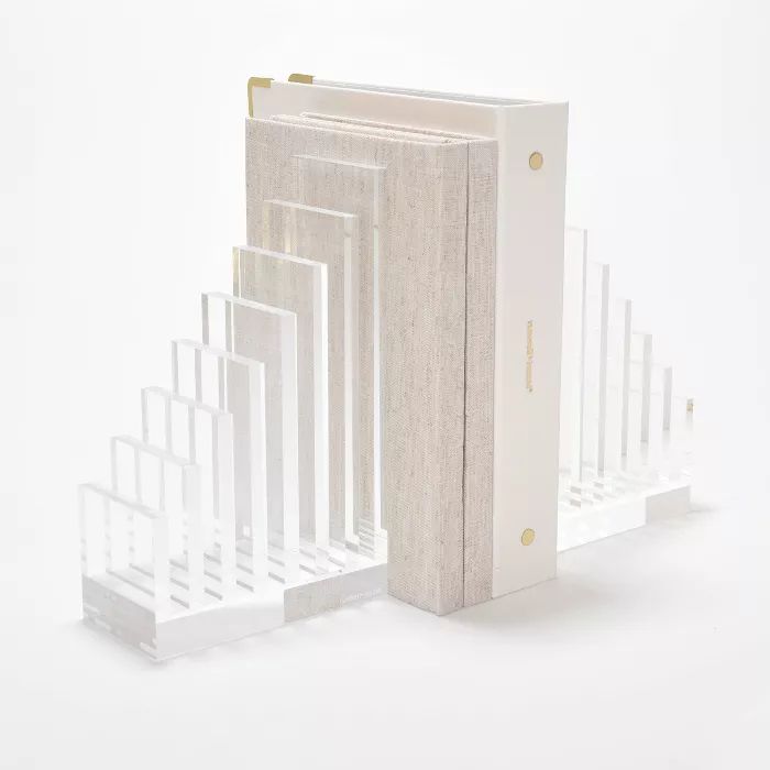 RUSSELL + HAZEL Acrylic Collator and Bookend | Target