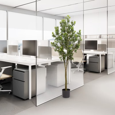 MAYEERTY Large UV Protection Simluated Green Plants Office Indoor Decoration in Pot 1pcs/set | Target