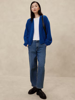 Cozy Oversized Cardigan | Banana Republic Factory