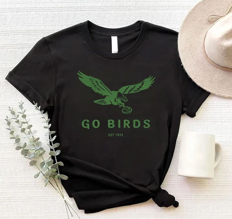 Vintage Go Birds Shirt Eagles Shirt Eagles T-shirt - Etsy | Etsy (US)