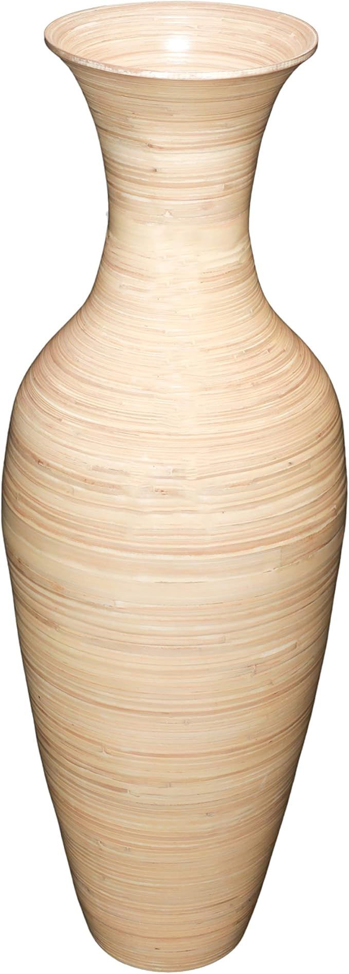 Green Floral Crafts | 47" Tall Classic Bamboo Floor Vase - Elegant Look for Any Dining Room, Livi... | Amazon (US)