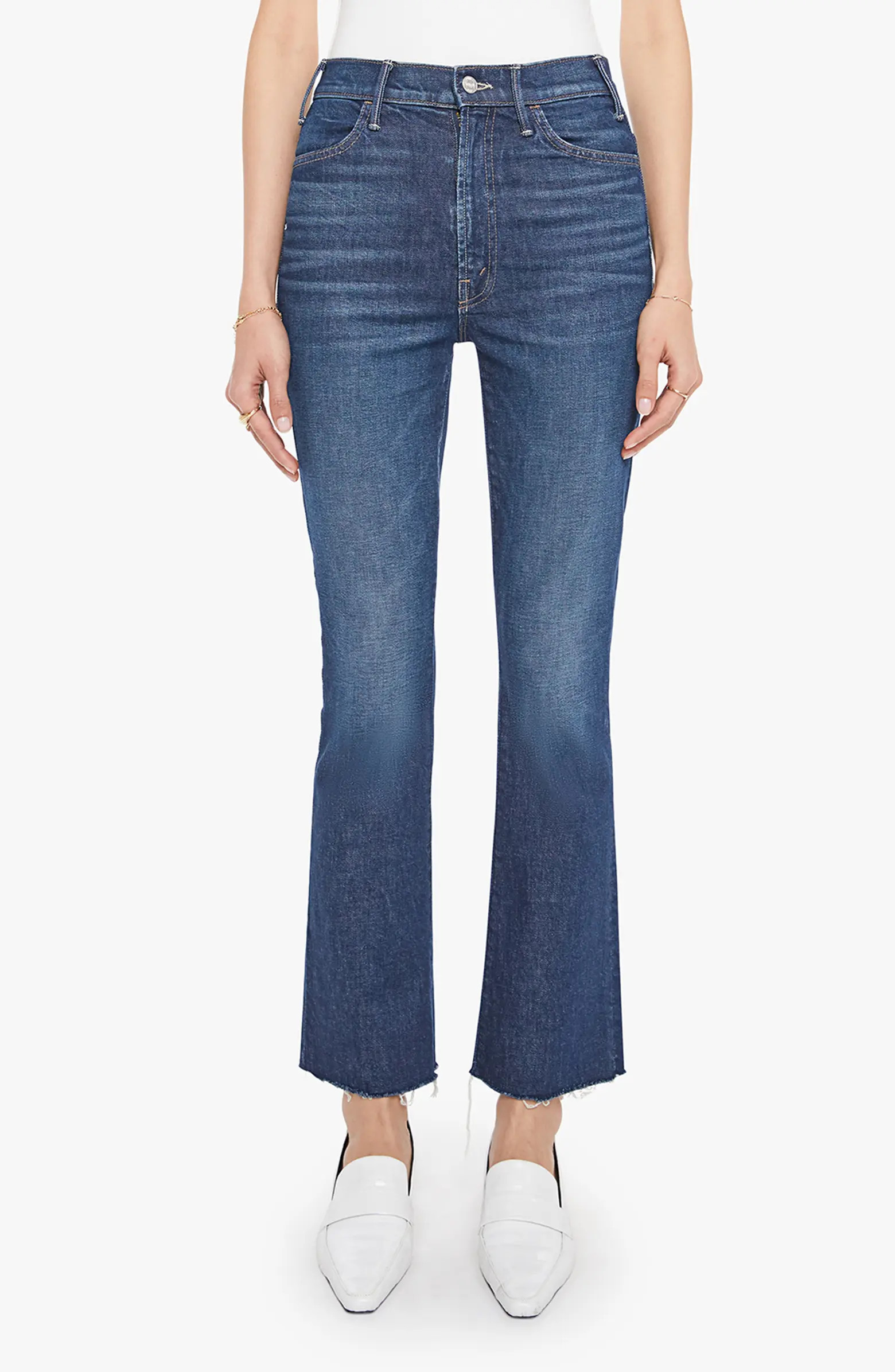 The Hustler Fray Ankle Bootcut Jeans | Nordstrom
