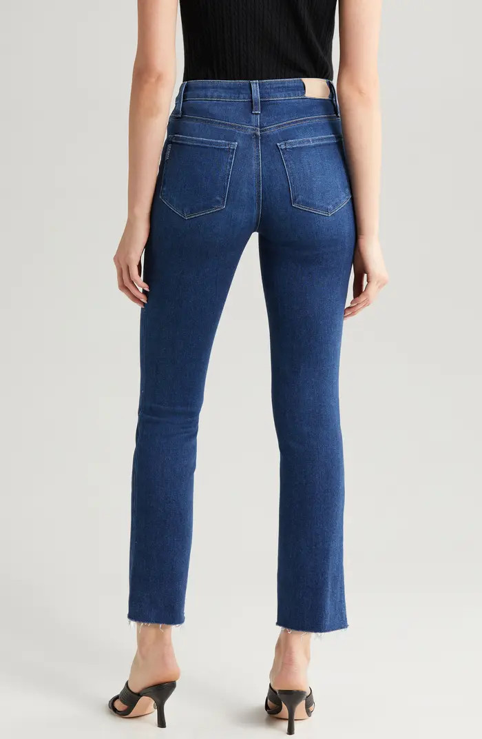 Cindy Raw Edge Straight Leg Jeans | Nordstrom
