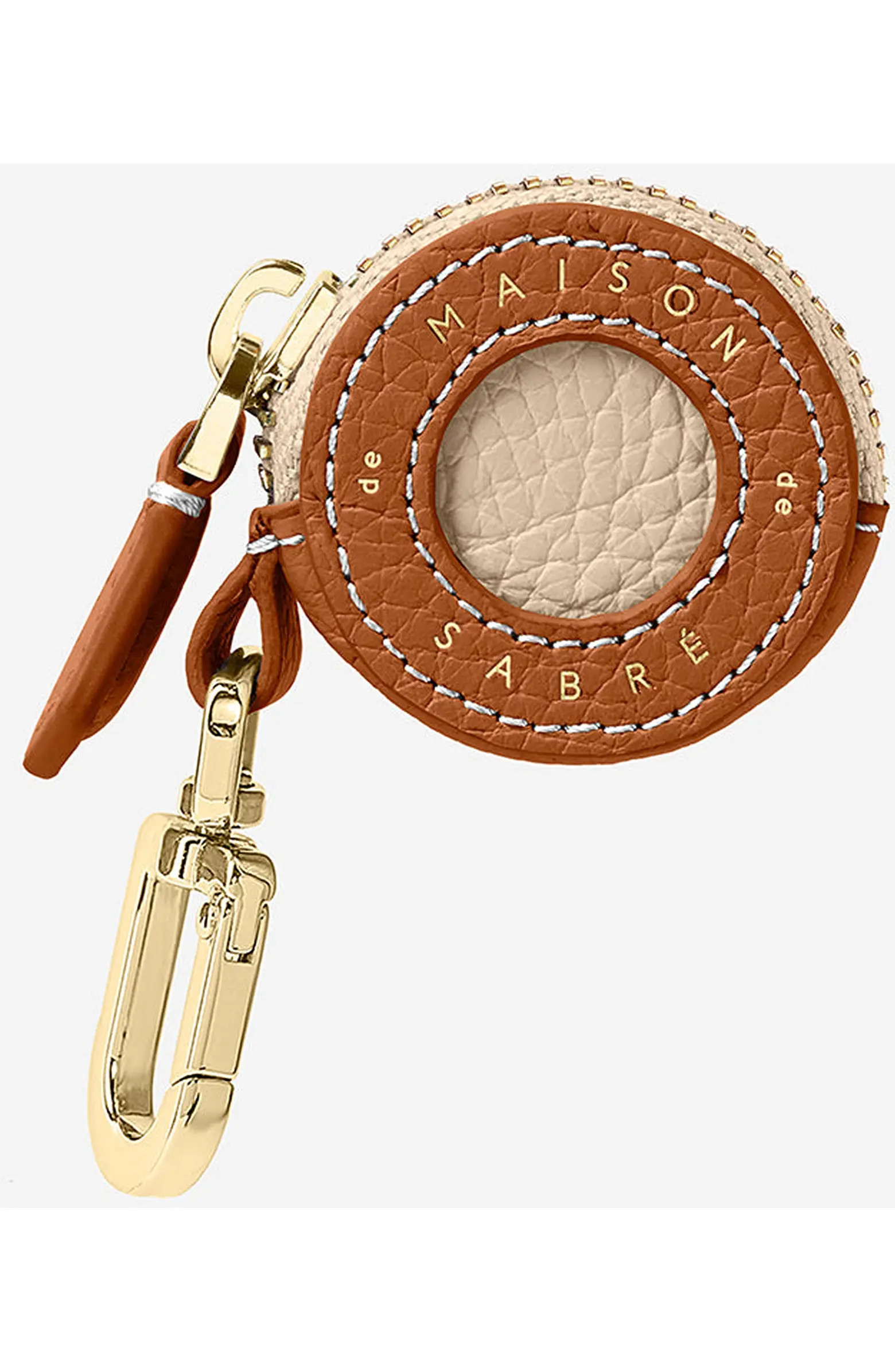MAISON de SABRÉ Leather AirTag Charm | Nordstrom | Nordstrom