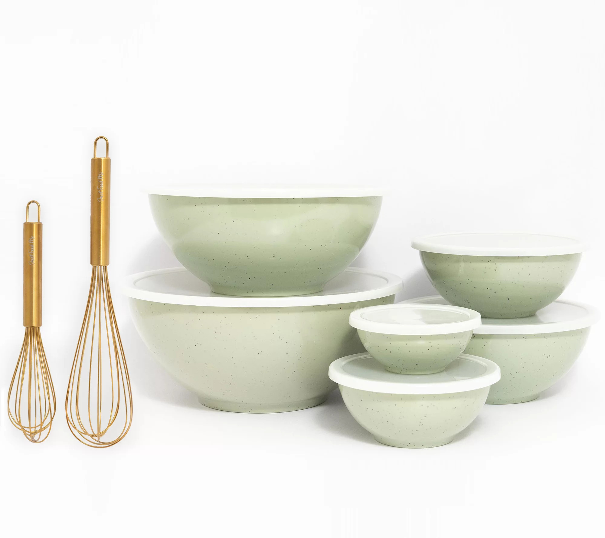 Jessie James Decker 6 Piece Melamine Bowl Set w/ 2 Whisks | QVC