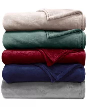 Micromink Plush Blanket, Twin | Macys (US)