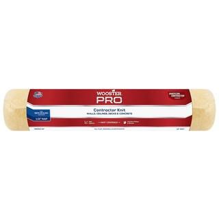 Wooster 14 in. x 1/2 in. Pro American Contractor High-Density Knit Fabric Roller-0HR2540140 - The... | The Home Depot