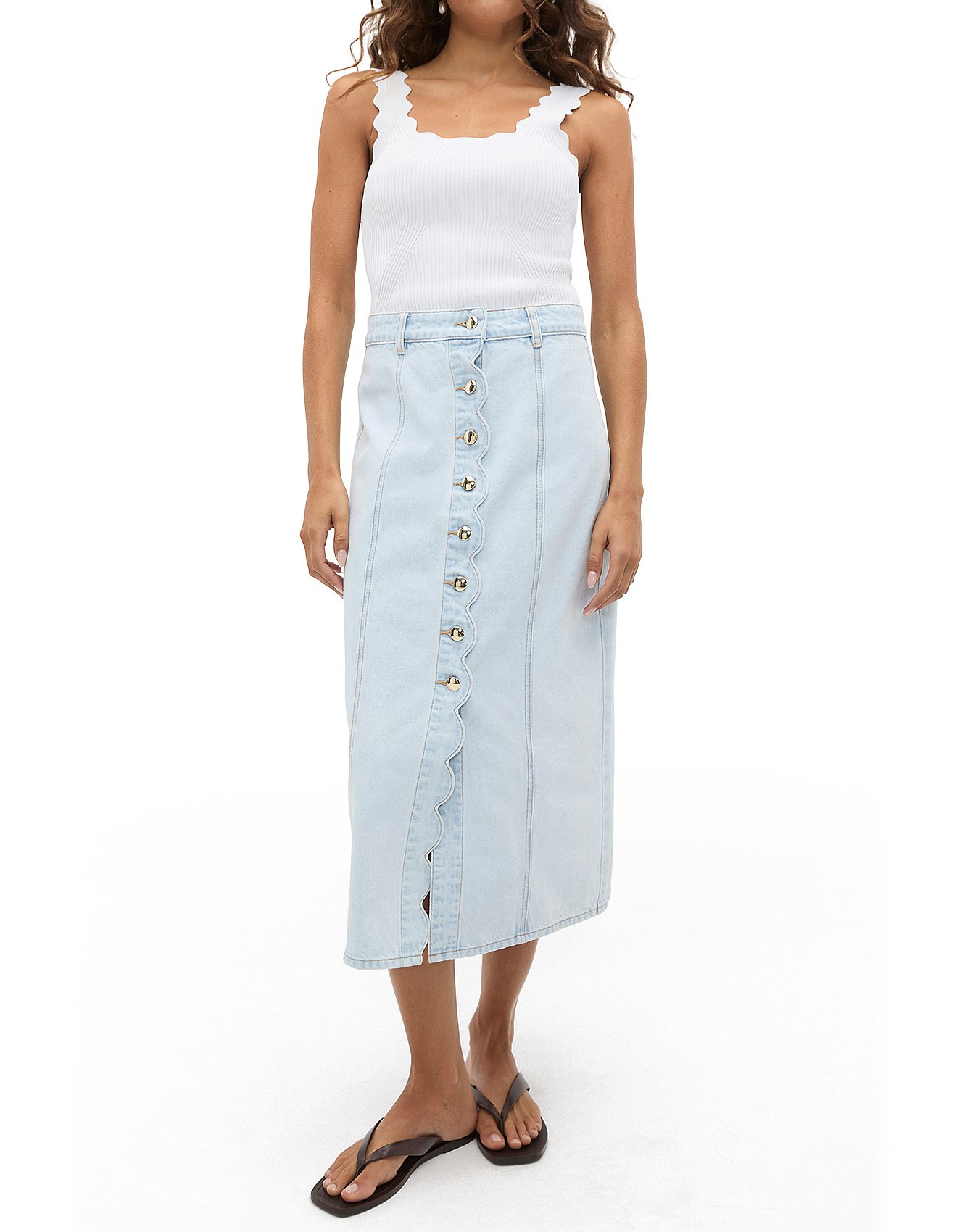 KENNA LEATHER FLIP FLOP | David Jones (Australia & New Zealand)