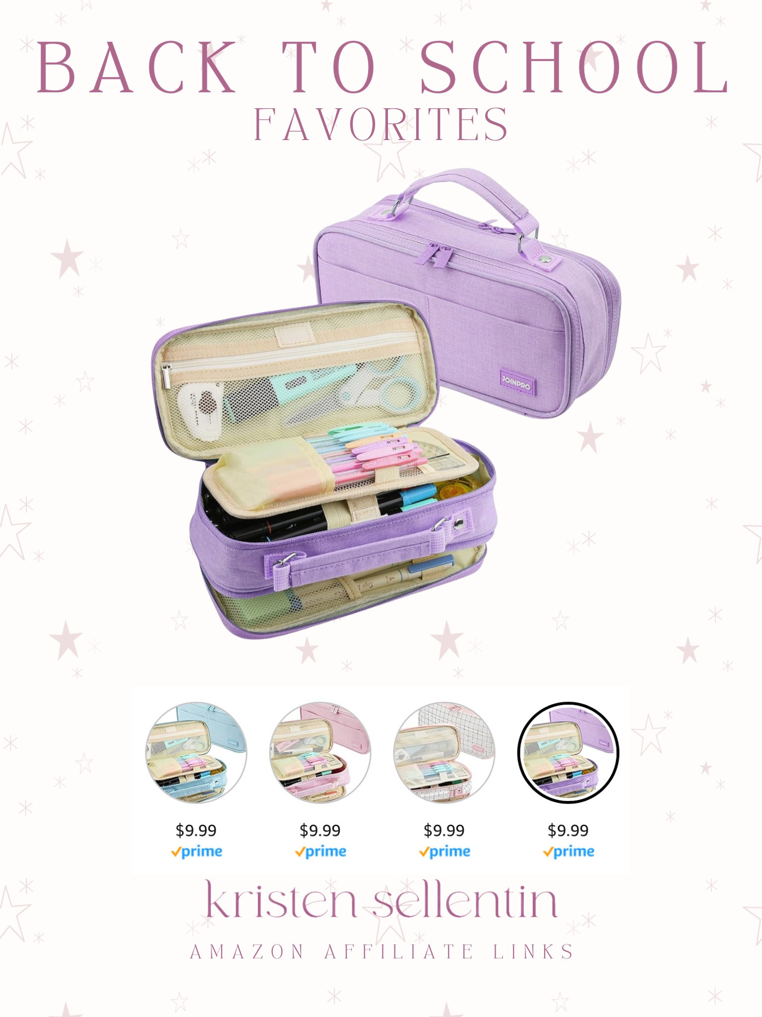 Back to School - Pencil Case under $10

This is the case Bristol used last year and it worked well for her.  Holds a lot, and the carry handle makes is easy to bring from class to class 

#LTKBacktoSchool #LTKFindsUnder50 #LTKKids