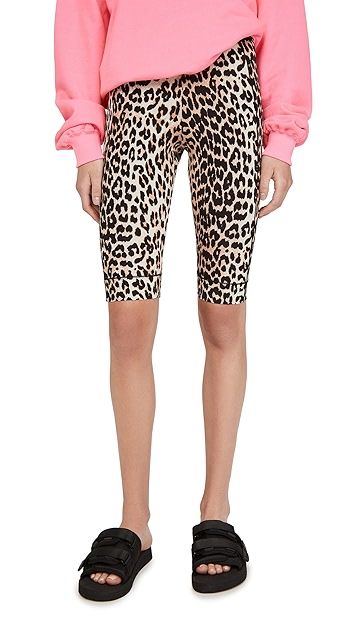 Leopard Biker Shorts | Shopbop