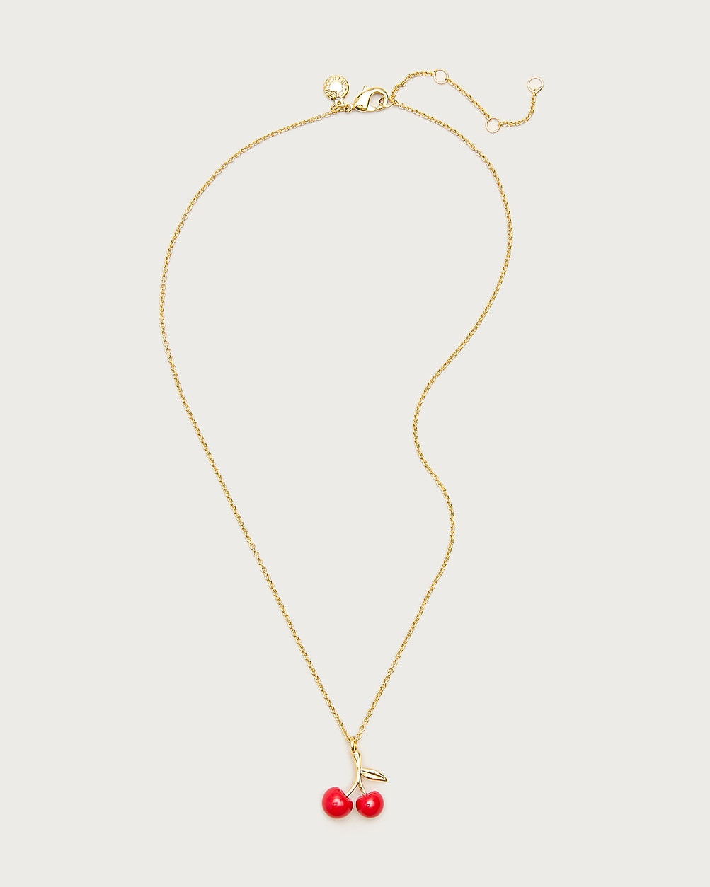 Cherry charm necklace | J. Crew US