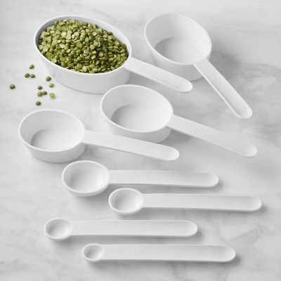 Williams Sonoma Plastic Dry Measuring Cups & Spoons | Williams-Sonoma