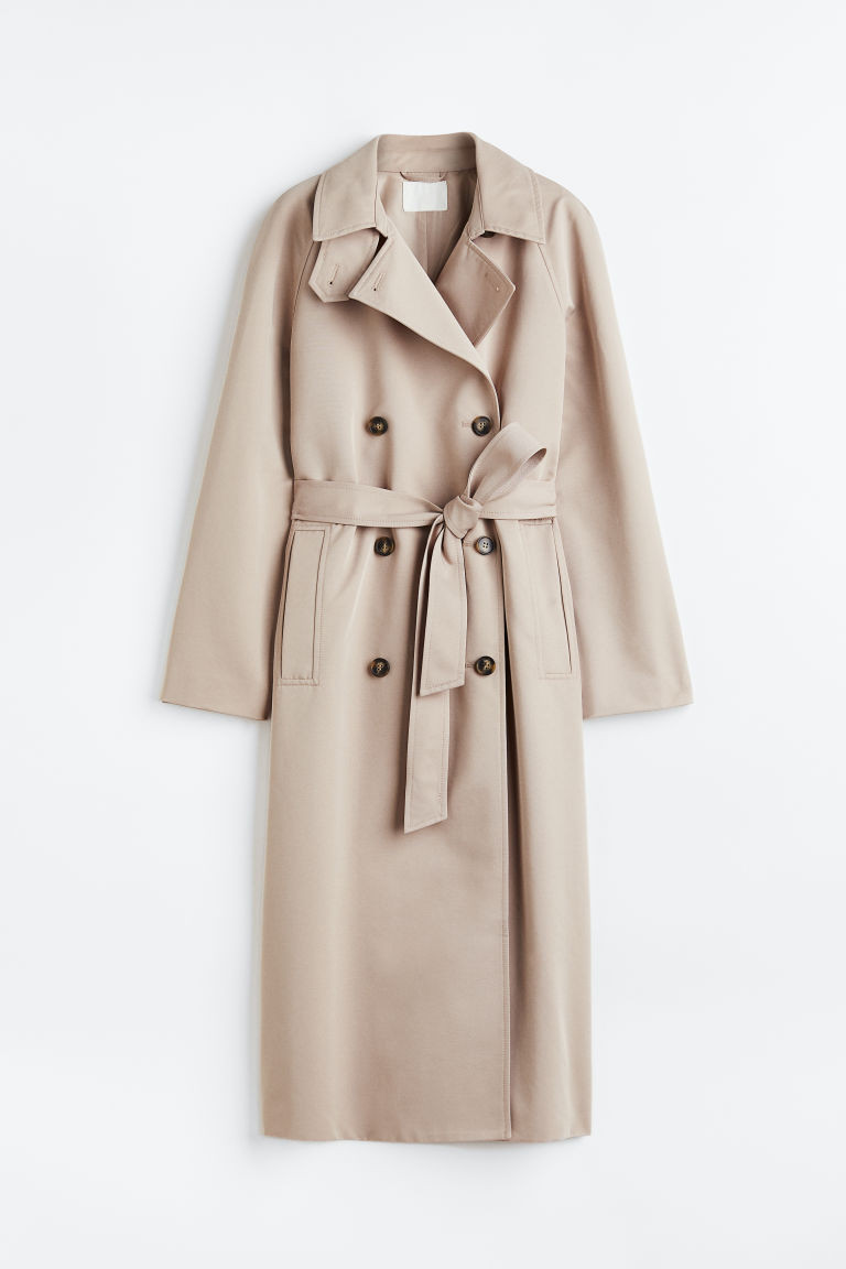 H & M - Trench-coat à fermeture croisée - Beige | H&M (FR, IT, ES, PT, BE)