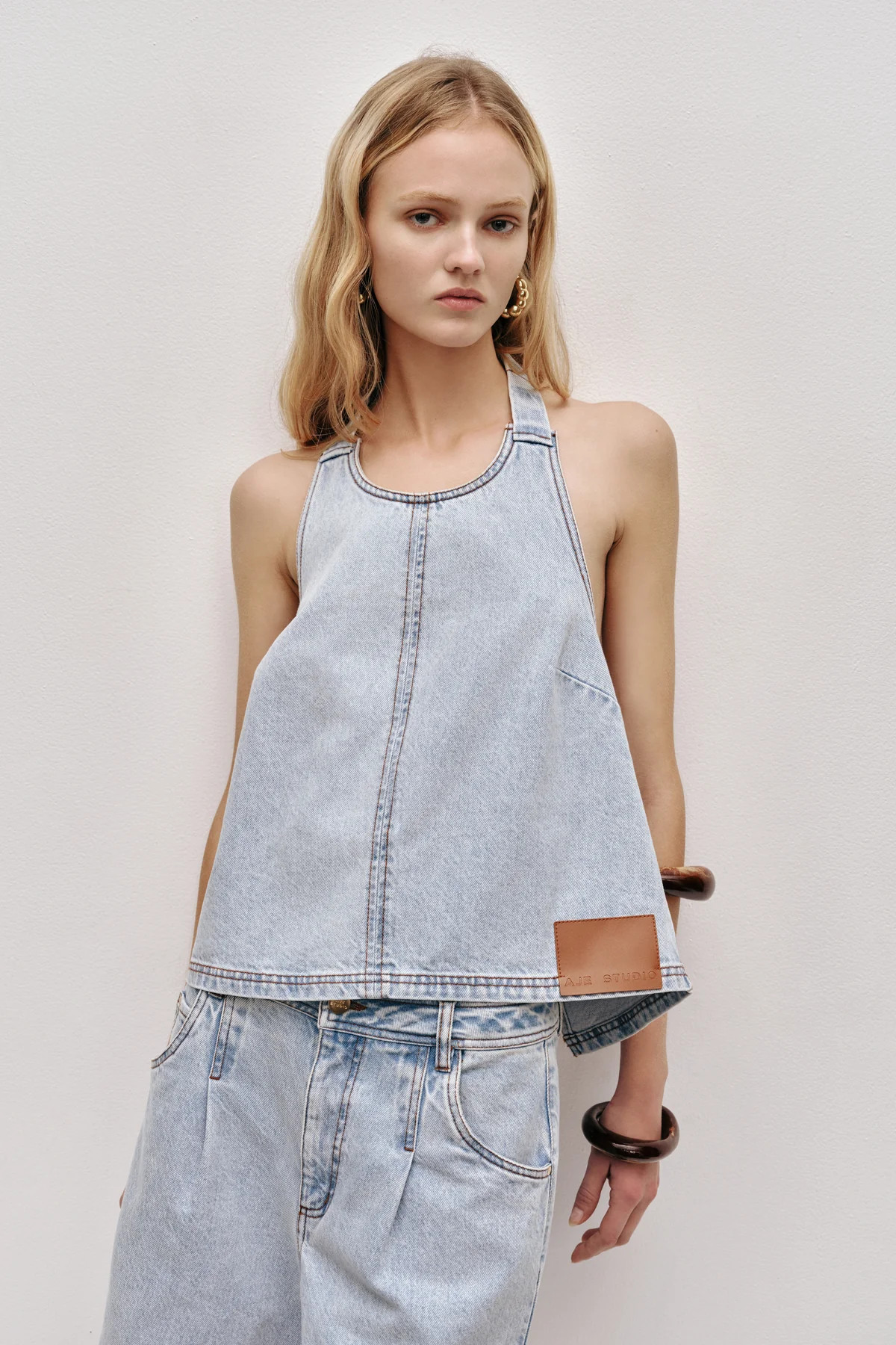 Flynn Denim Halter | aje. (Australia and New Zealand)