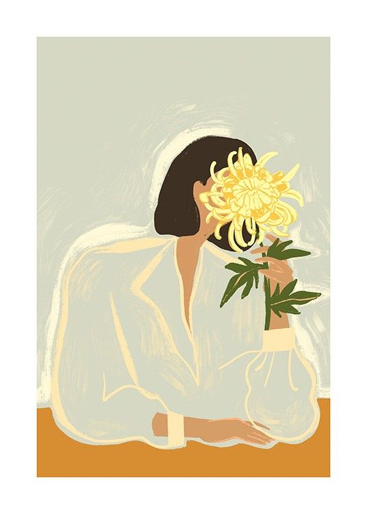 Arty Guava - Lay Hoon - The Chrysanthemum Poster | Desenio