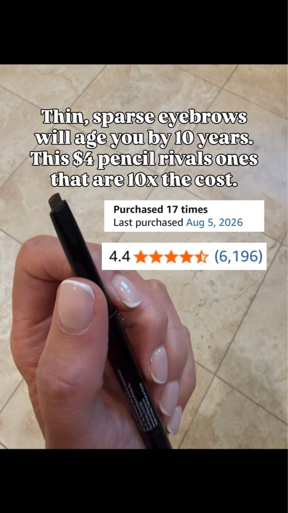 The best eyebrow pencil I own. In shade Ash Brown. 

makeup finds, makeup essentials, beauty essentials, eyebrow pencil, beauty finds, everyday beauty, beauty must have