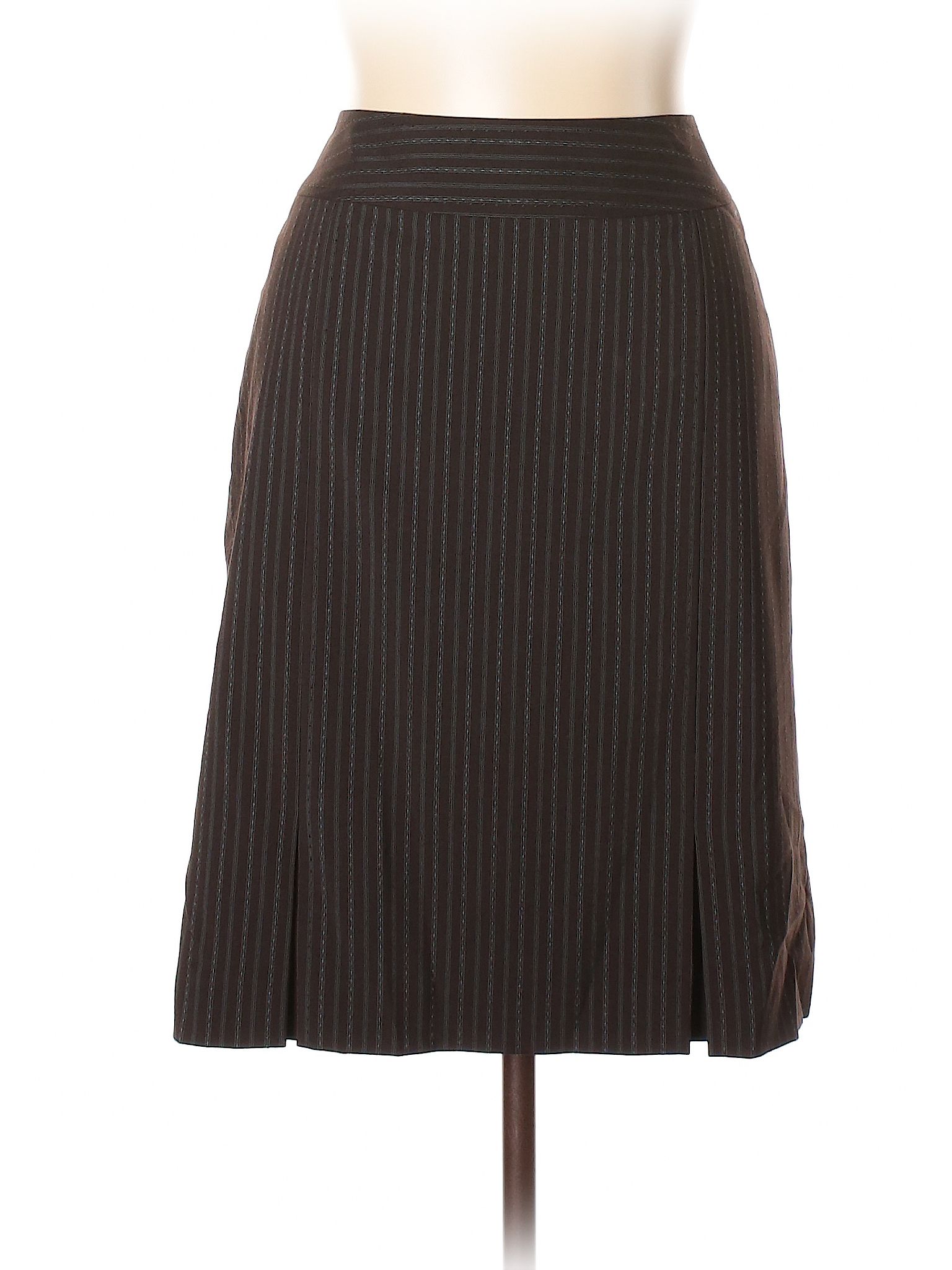 Caslon Wool Skirt Size 12: Brown Women's Bottoms - 36984199 | thredUP