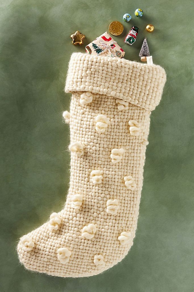 Textured Bobble Stocking | Anthropologie (US)