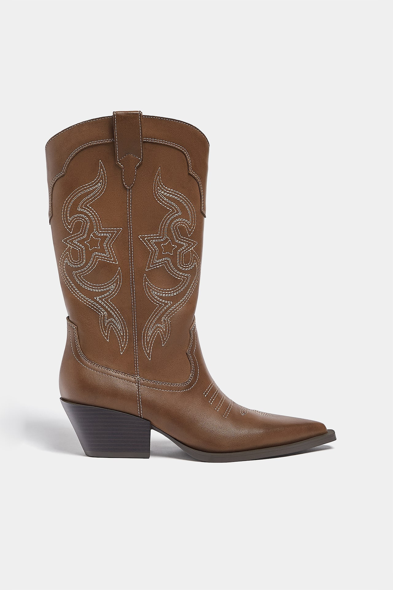 Embroidered cowboy boots | PULL and BEAR UK