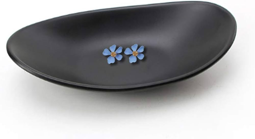 Binoster Black Ring Dish Centerpiece Jewelry Tray Key Tray Organizer for entryway, Dresser Decor ... | Amazon (US)
