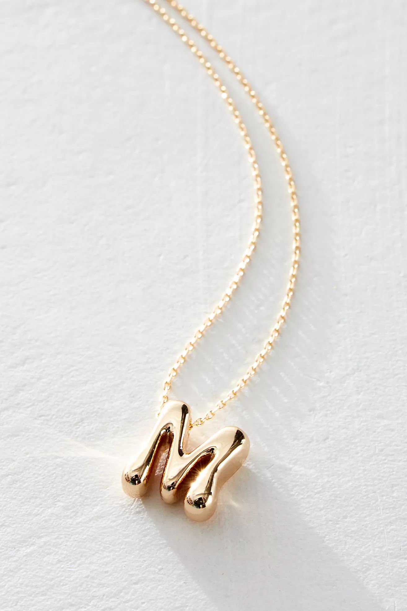 Bubble Monogram Necklace | Free People (Global - UK&FR Excluded)