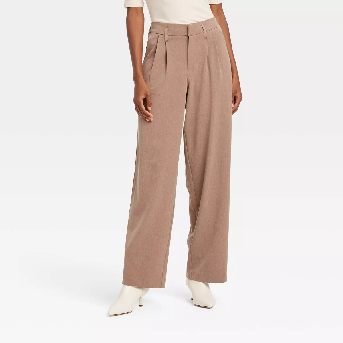 Women's High-Rise Straight Trousers - A New Day™ | Target