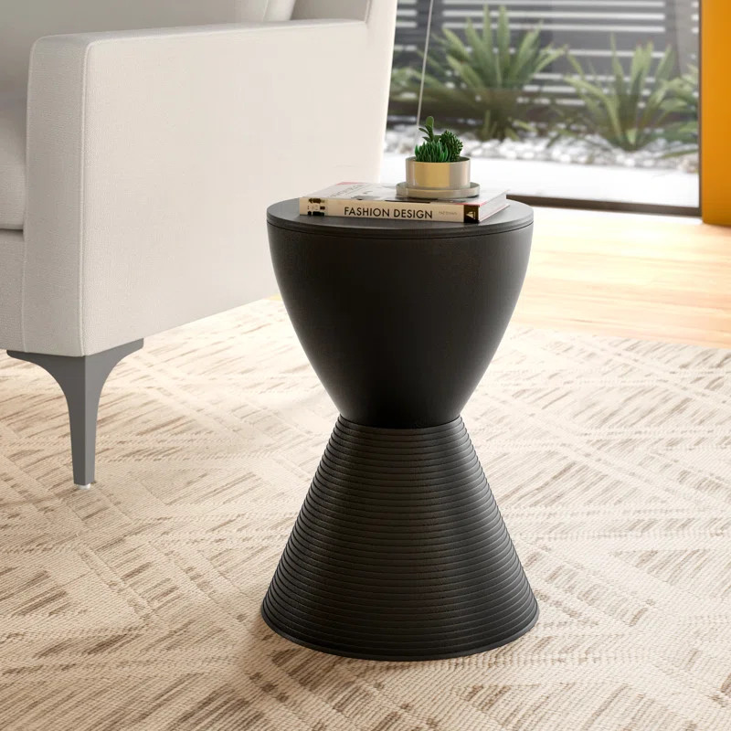 Hatten 16.75'' Tall Drum End Table | Wayfair North America