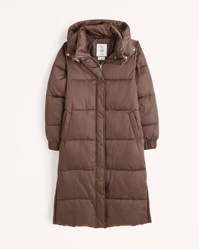 Women's Ultra Long Puffer | Women's Coats & Jackets | Abercrombie.com | Abercrombie & Fitch (US)