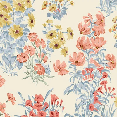 Laura Ashley Megan Ochre Yellow Wallpaper | Wayfair North America