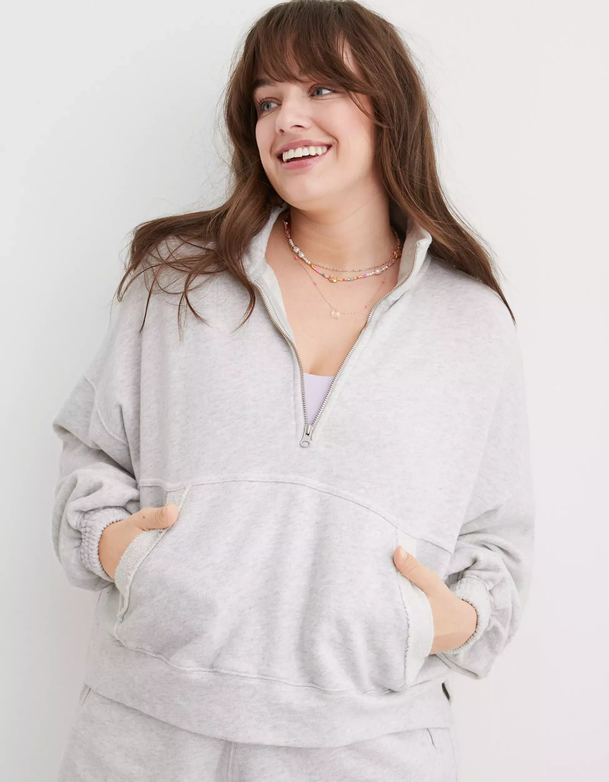 Aerie Chillax Quarter Zip … curated on LTK