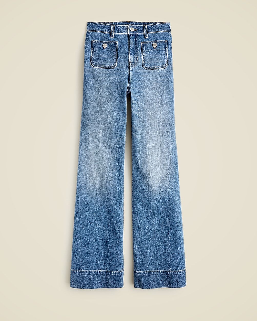 High-rise sailor denim trouser in 1996 semi-stretch | J. Crew US