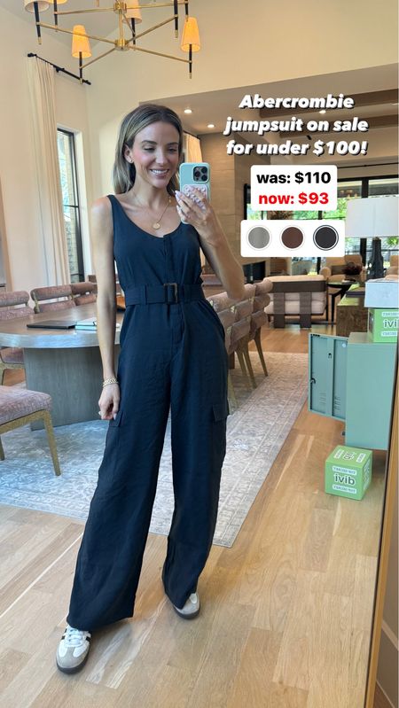 Abercrombie jumpsuit on sale for under $100! Loveee for spring/summer 🩷🩷

#LTKsalealert #LTKSeasonal #LTKfindsunder100