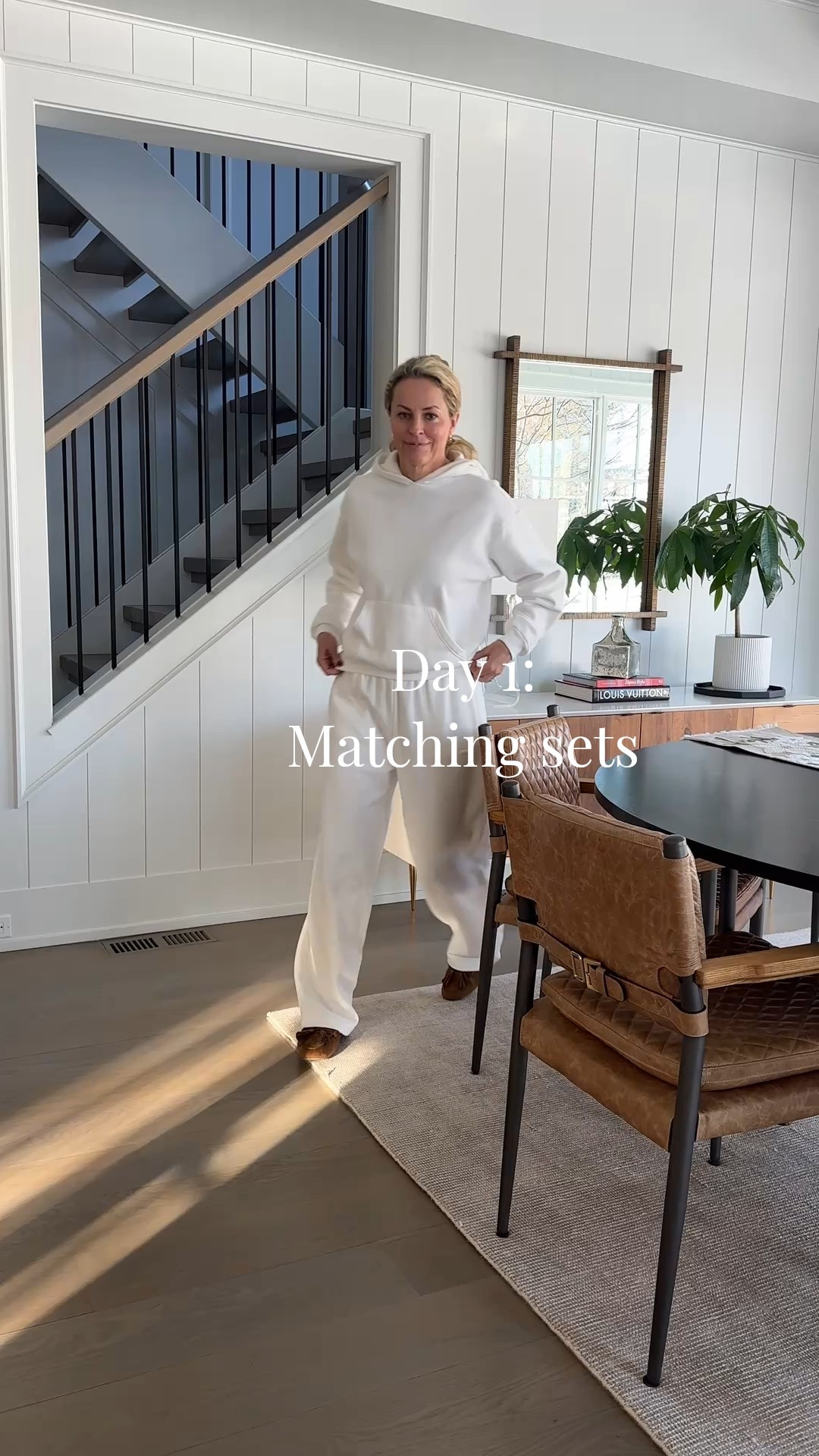 Day 1 of a series of matching sets! January is a month of staying in and getting healthy and being comfortable.
Wearing a cute outfit is still part of this. 
Skims cozy set is awesome. LOVE the white but also comes in pink and grey. True to size, pants run on the longer side. 


#LTKOver40 #LTKootd #LTKgrwm