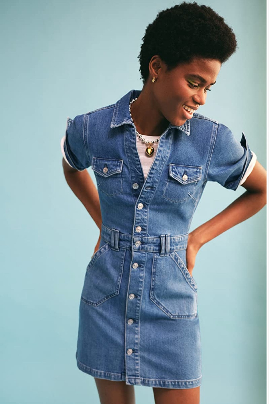 PAIGE x Mayslie Dress in denim
#denimdress

#LTKSeasonal #LTKstyletip #LTKFestival