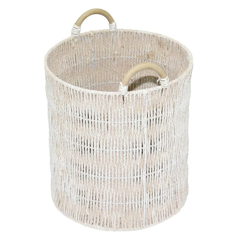 Round Rope Basket, Large | At Home